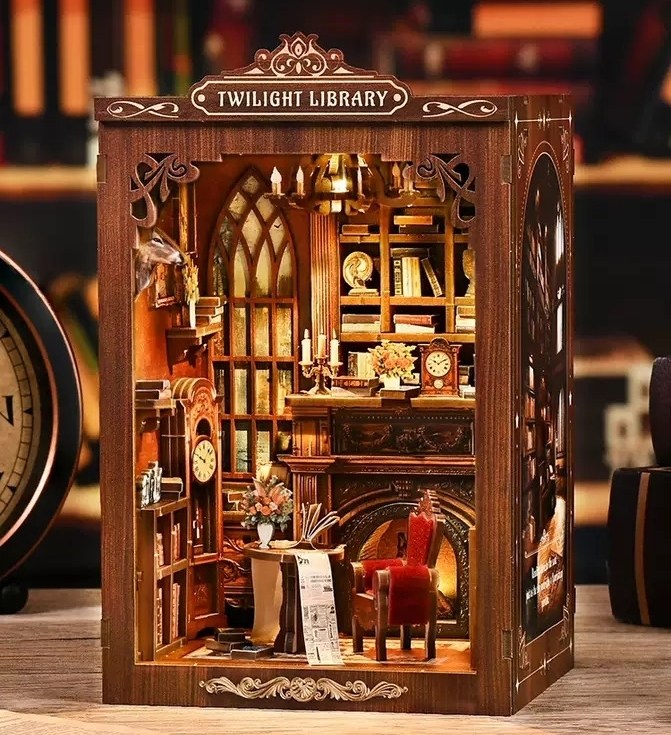 Twilight Library DIY Book Nook Kit