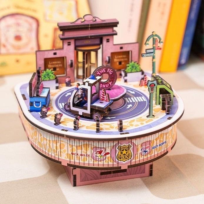 Zootopia 3D Wooden Puzzles | Music Box