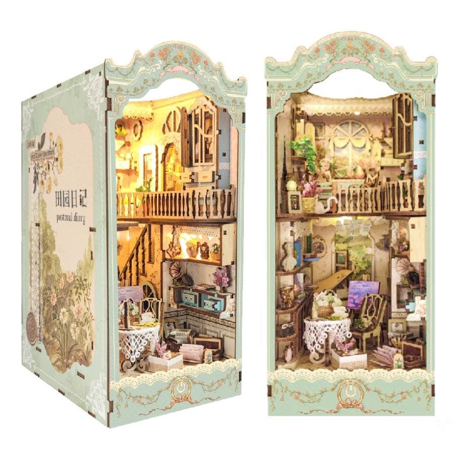 Countryside Diary | DIY Book Nook Kit | Bookshelf Insert Diorama Miniature