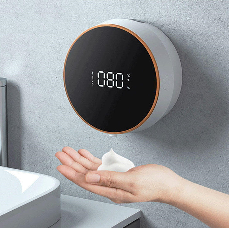 Punch-Free Wall-Mounted Smart Sensor Foam Machine