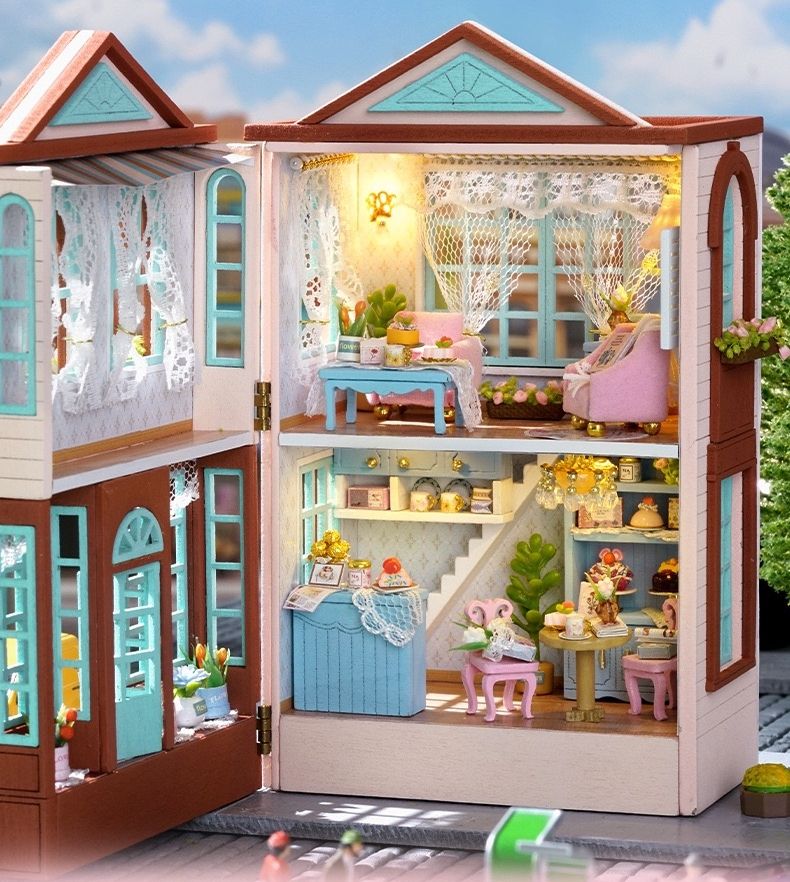 Dessert Shop DIY Miniature House Kit | Mini House