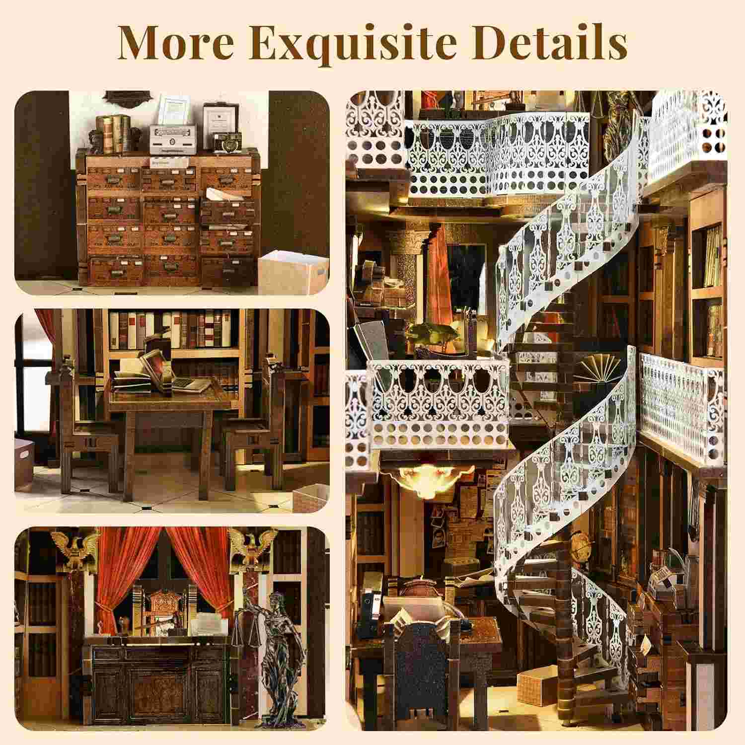 Law Library DIY Book Nook Kit