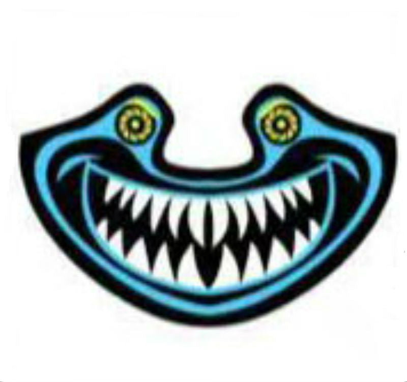 Voice-Activated Cold Light LED Scary Mask, for Disco, Party, Bar, Atmosphere Prop