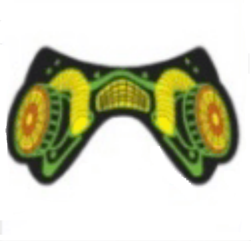 Voice-Activated Cold Light LED Scary Mask, for Disco, Party, Bar, Atmosphere Prop