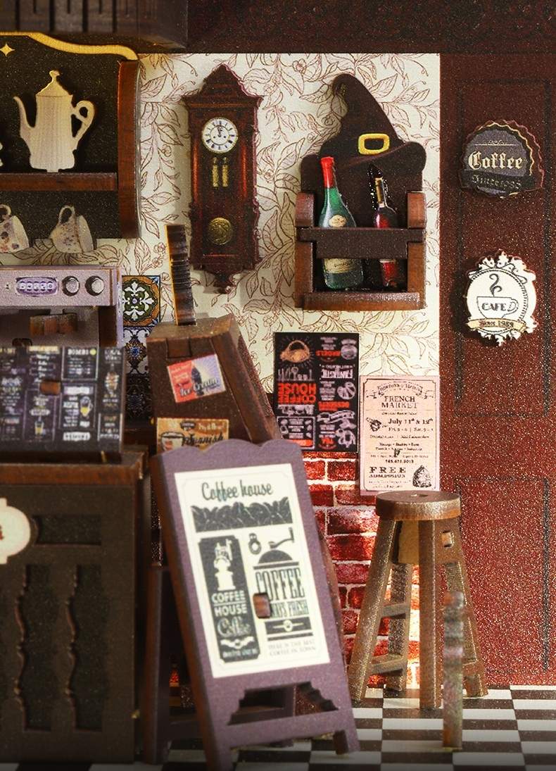 Magic Coffee Shop DIY Book Nook Kit