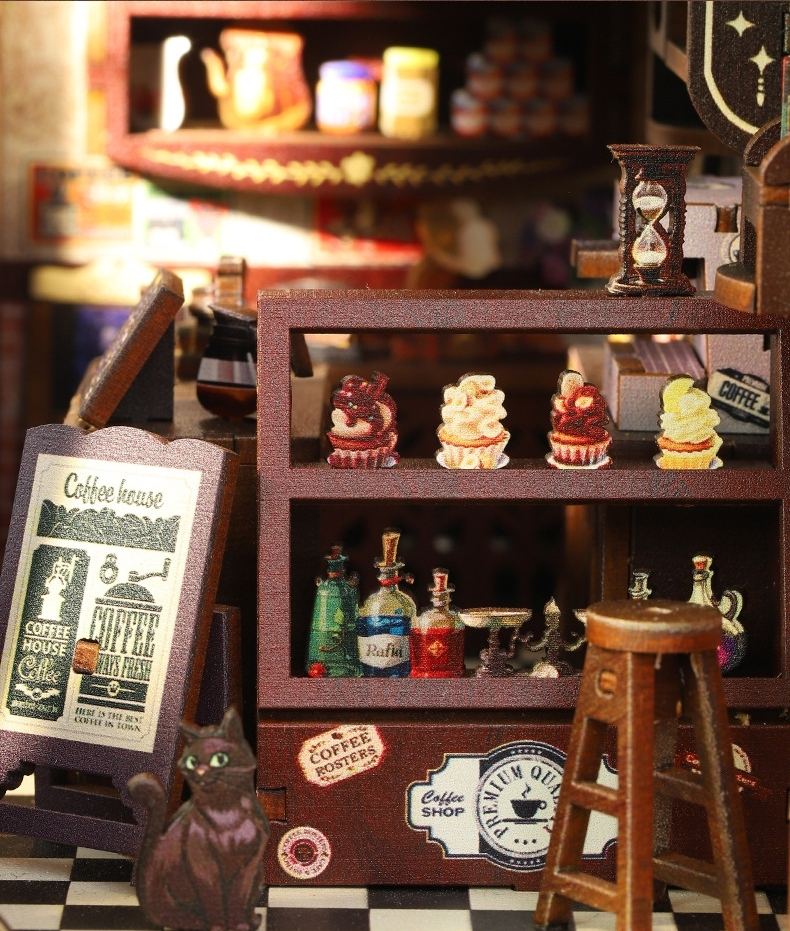 Magic Coffee Shop DIY Book Nook Kit