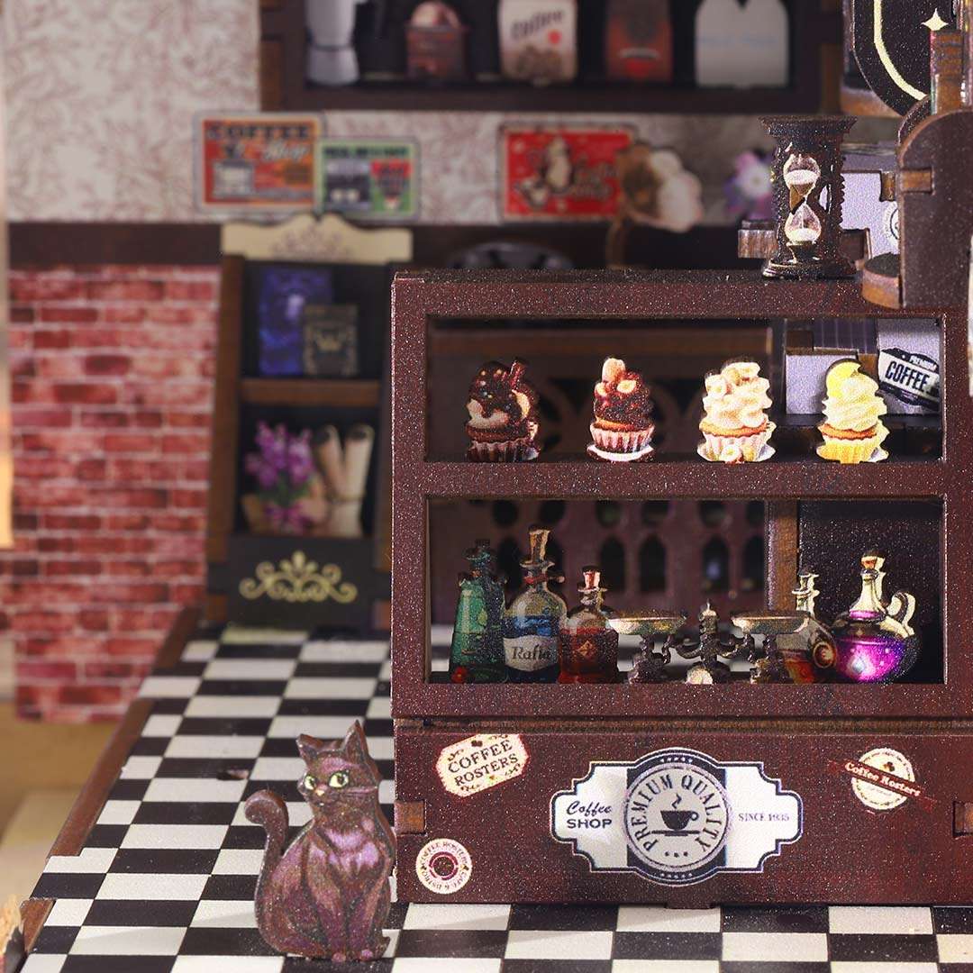 Magic Coffee Shop DIY Book Nook Kit