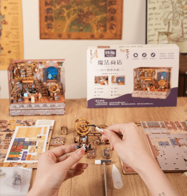 Magic Shop DIY Miniature House Kit | Motion Scene