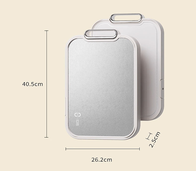 Pure Titanium Double-Sided Cutting Board - Antibacterial, Mold-Proof, Food-Grade Kitchen Essential