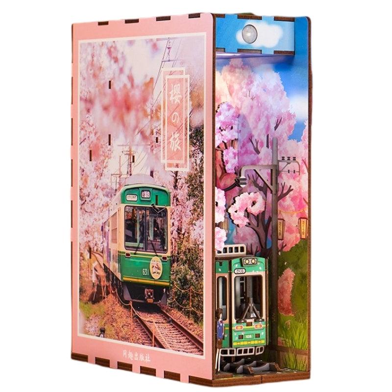 Japanese Sakura Densya DIY Book Nook Kit