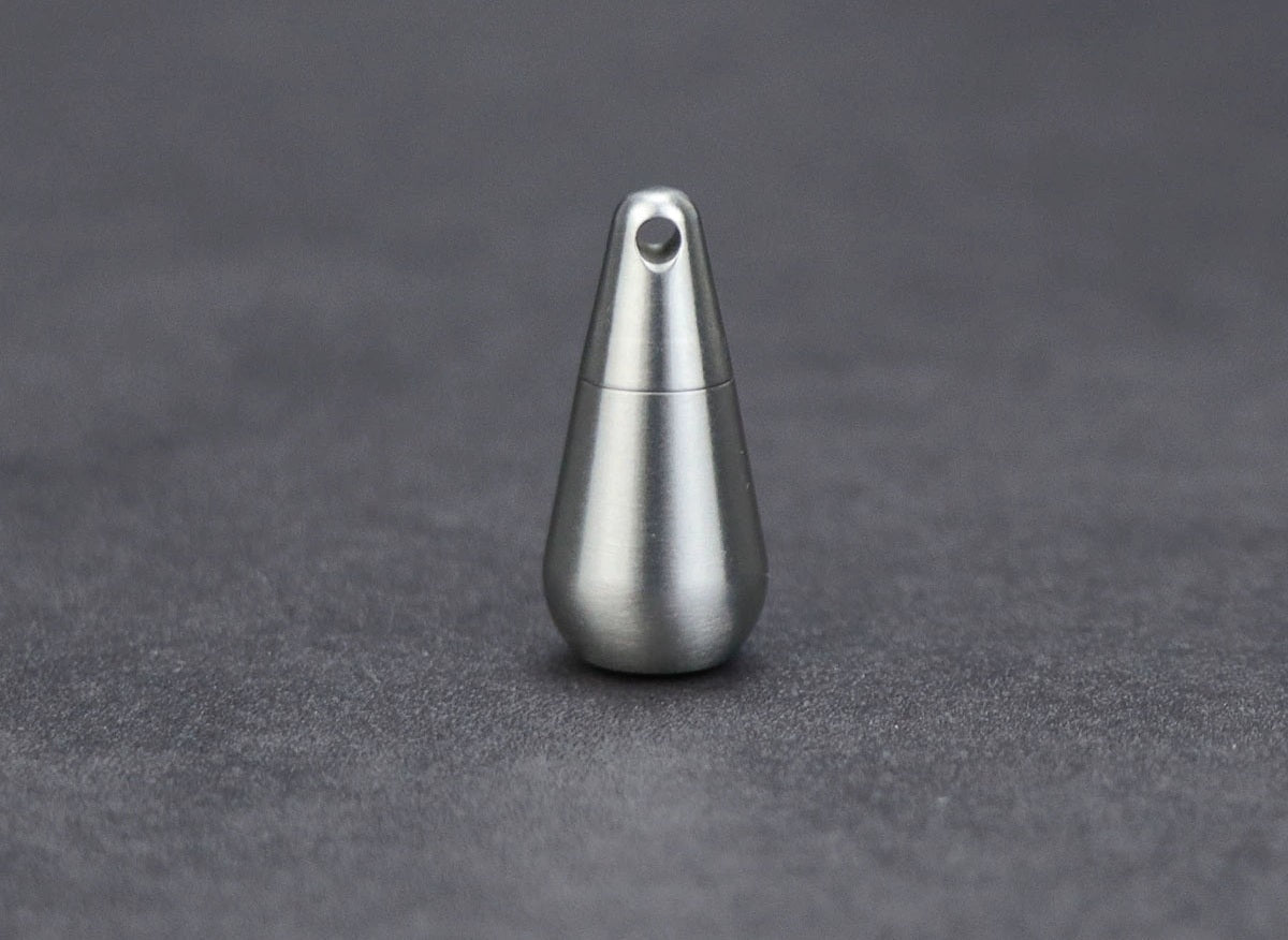 Titanium Droplet Mini Pill Box - Waterproof Travel Case