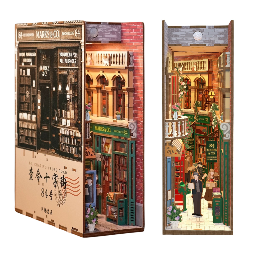Old England Bookstore DIY Book Nook | 84 Charing Cross Road Inspired