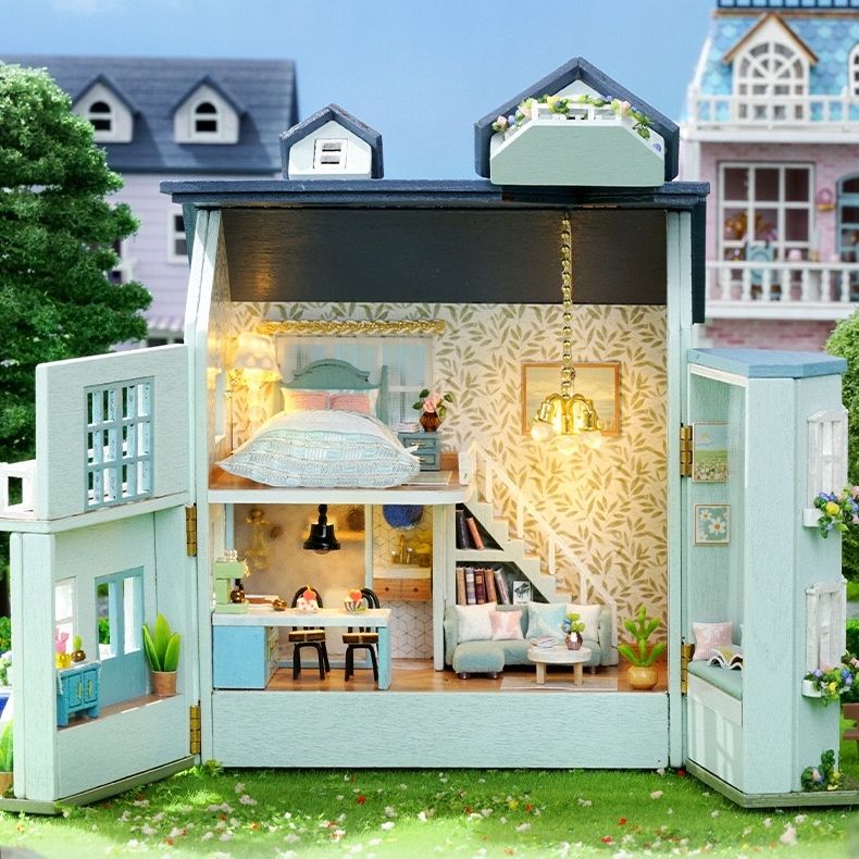 Warm House DIY Miniature House Kit | Mini House