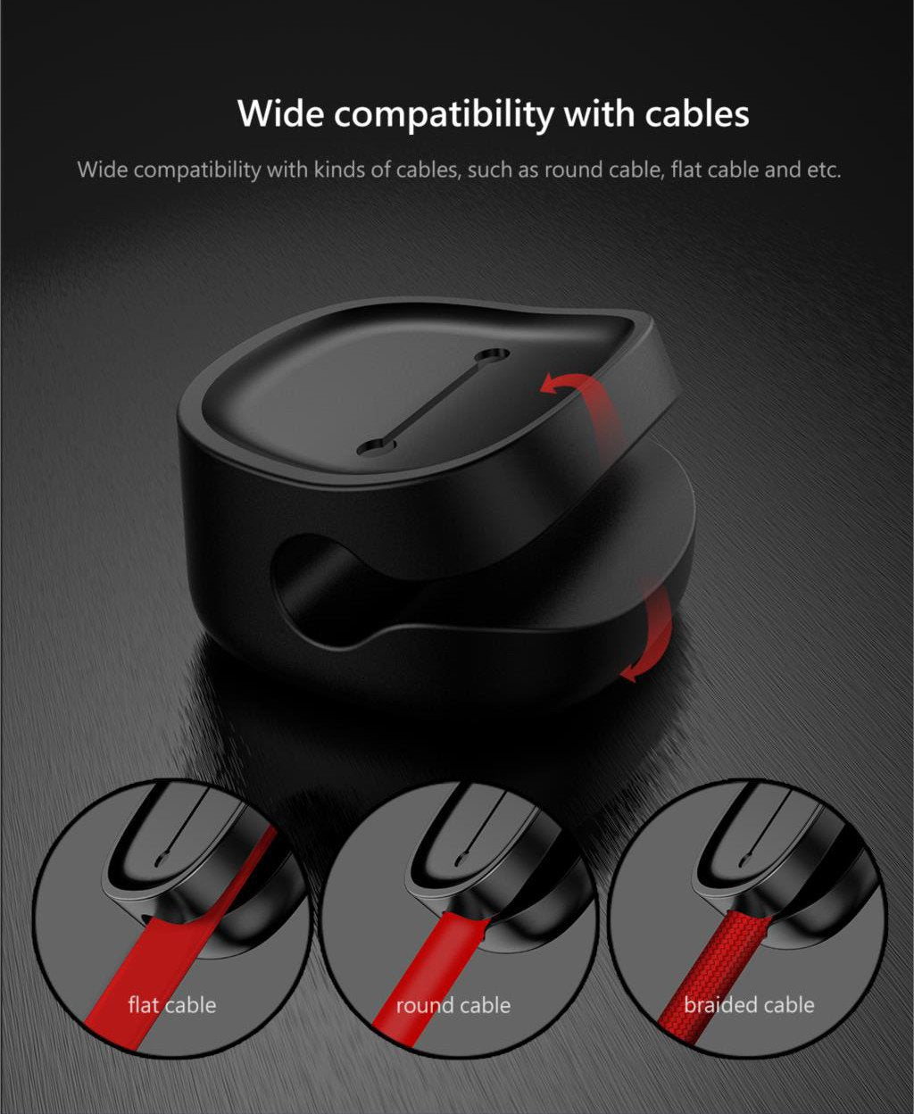 The World's Most Convenient Magnetic Cable Management Holder