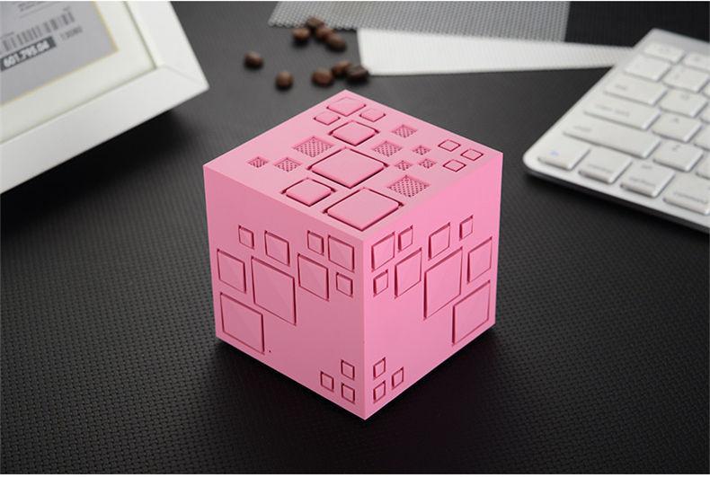 Q+ Cube Wireless Bluetooth Speaker with Build-in Microphone