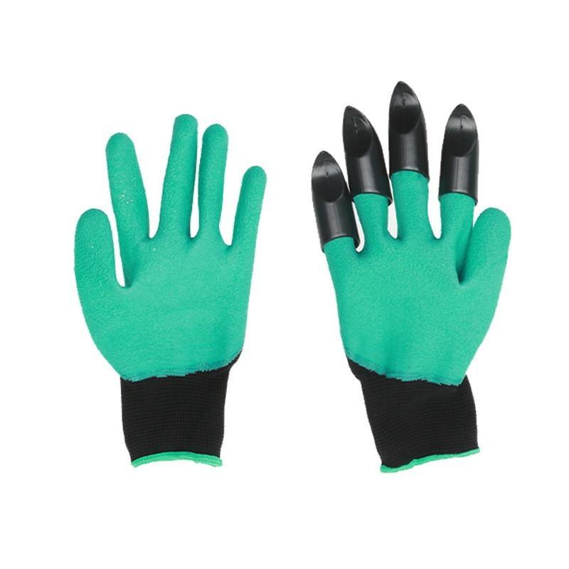 Rubber Garden Gloves with Claws