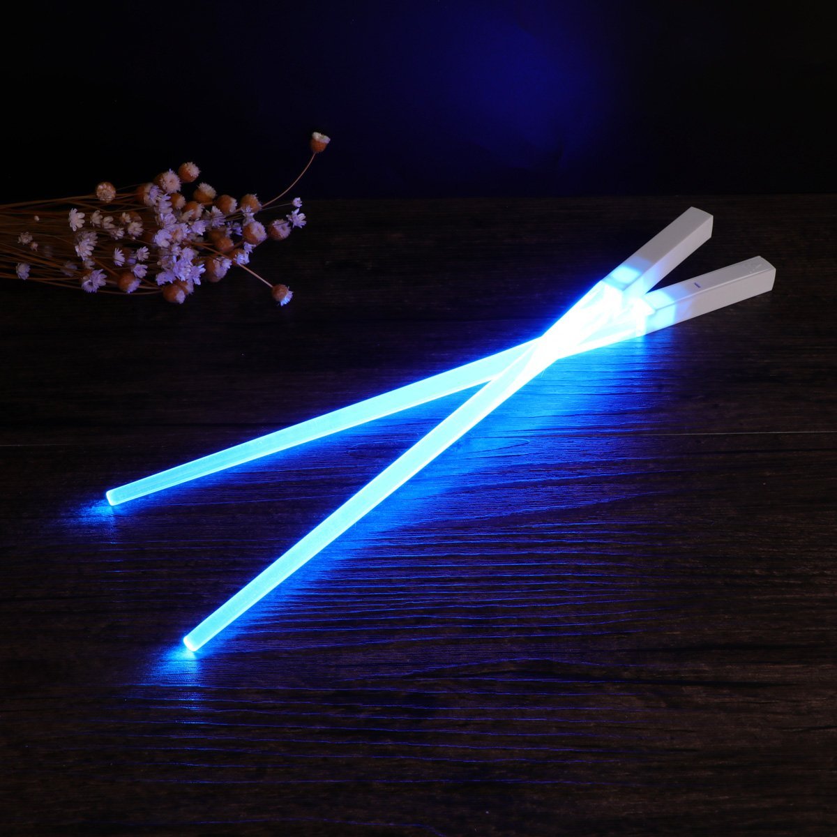 LED Lightsaber Chopsticks with Durable Portable BPA Free and Food Safe Tableware