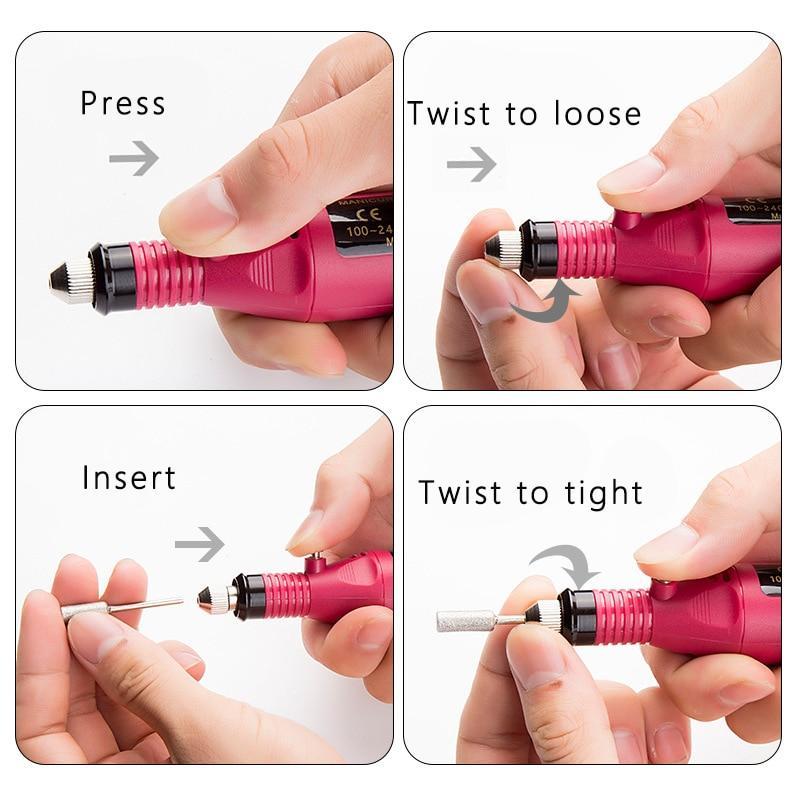 Professional Electric Nail Kit