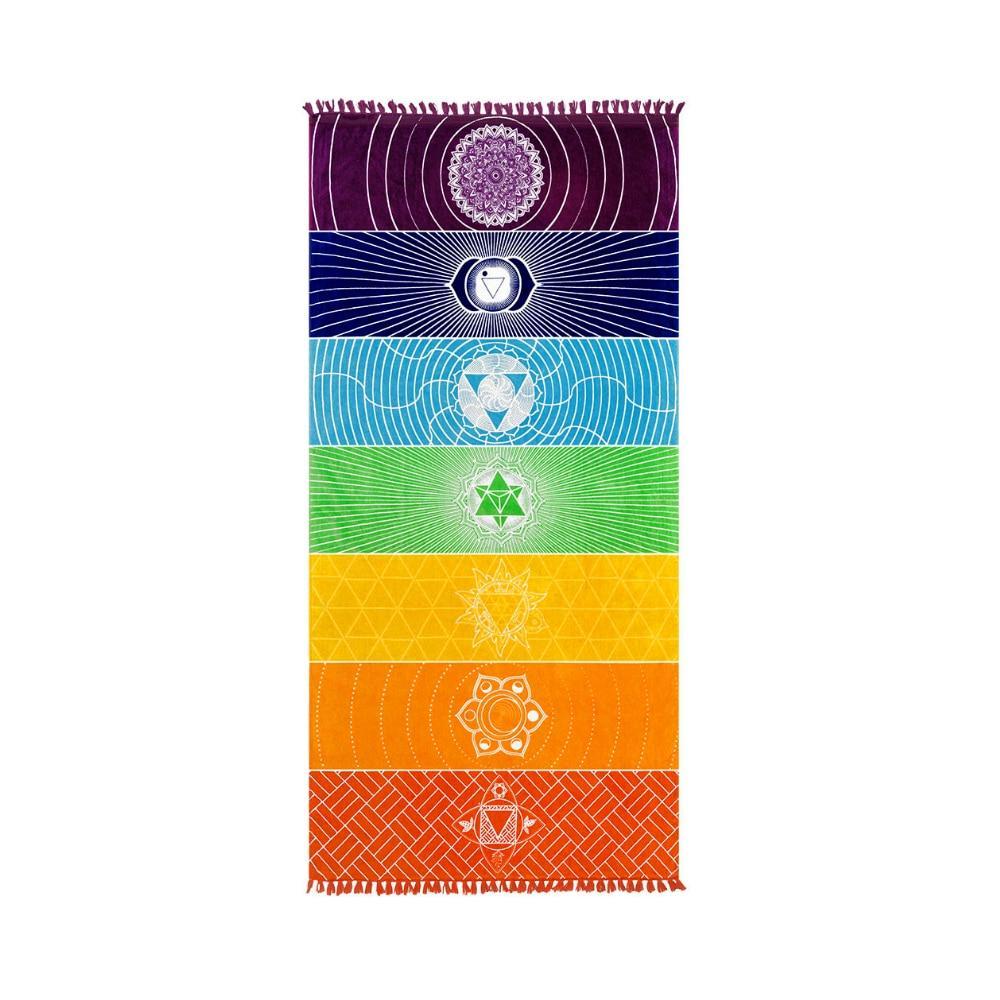 7 Chakra Yoga  & Beach Mat