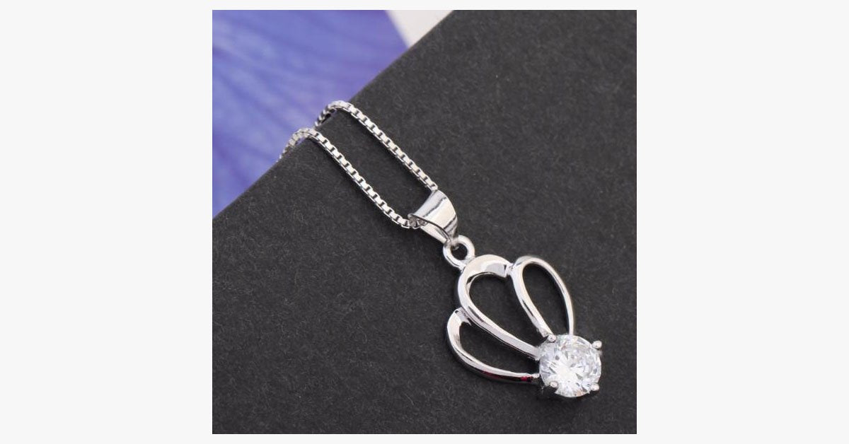 Crown Silver Pendant