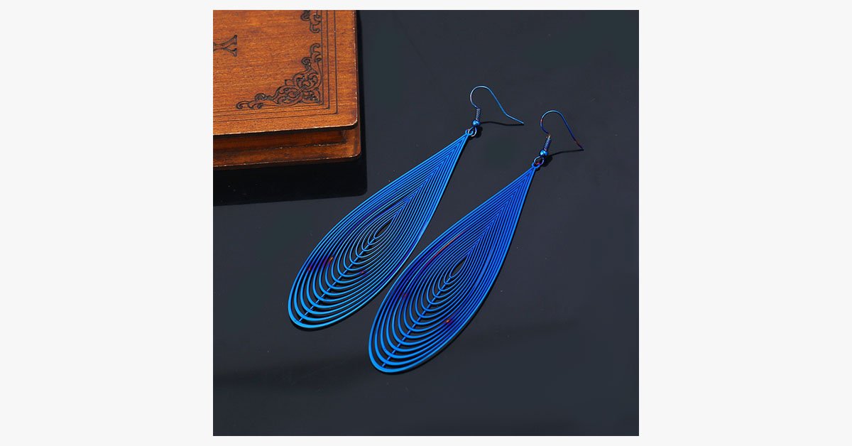 Earth Metal Earrings