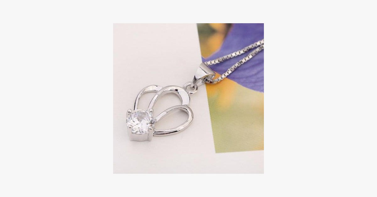 Crown Silver Pendant