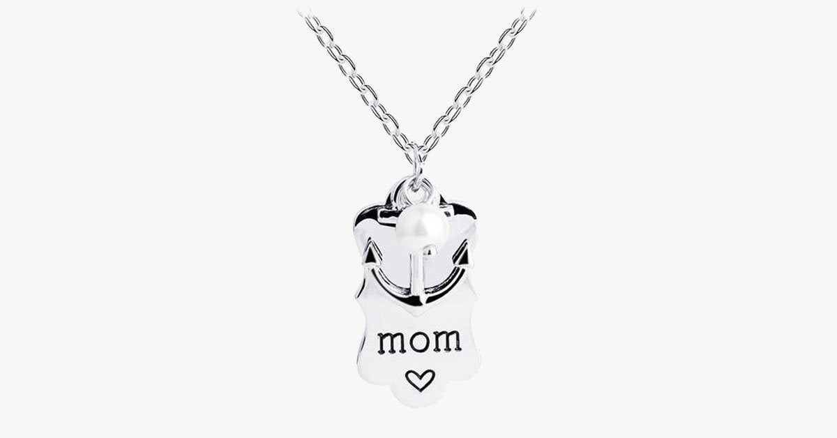 Mom Anchor Pendant