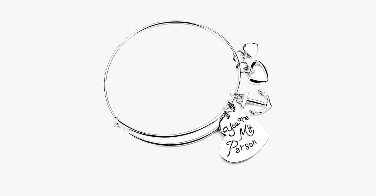 Charm Bangle : You are my person