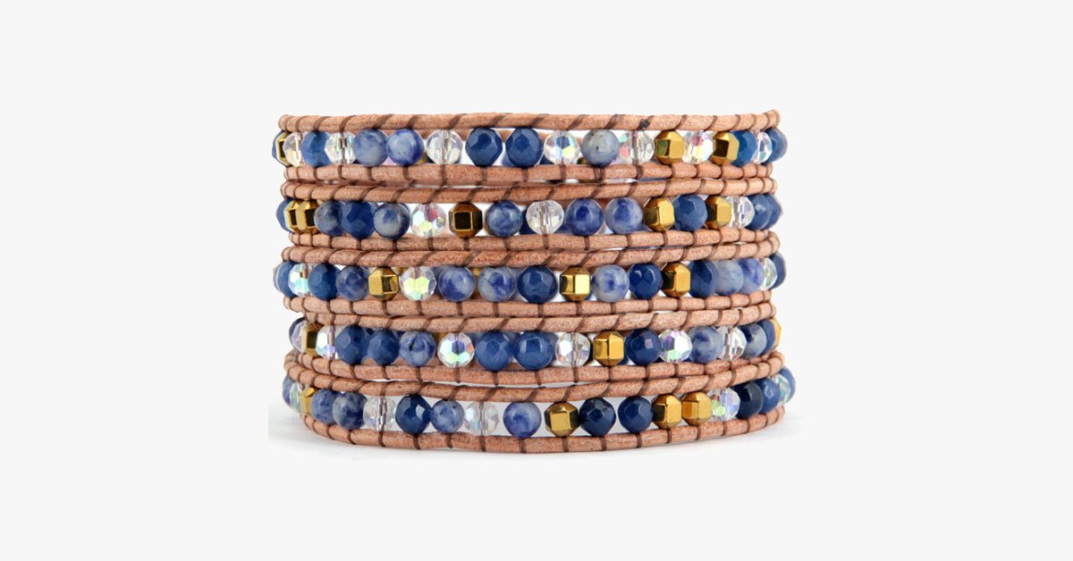 Blue Mountain Wrap Bracelet