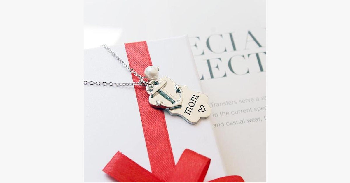 Mom Anchor Pendant