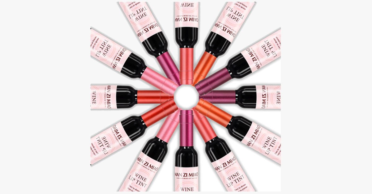 Wine Waterproof Lipstick Kit [Pack Of 6]