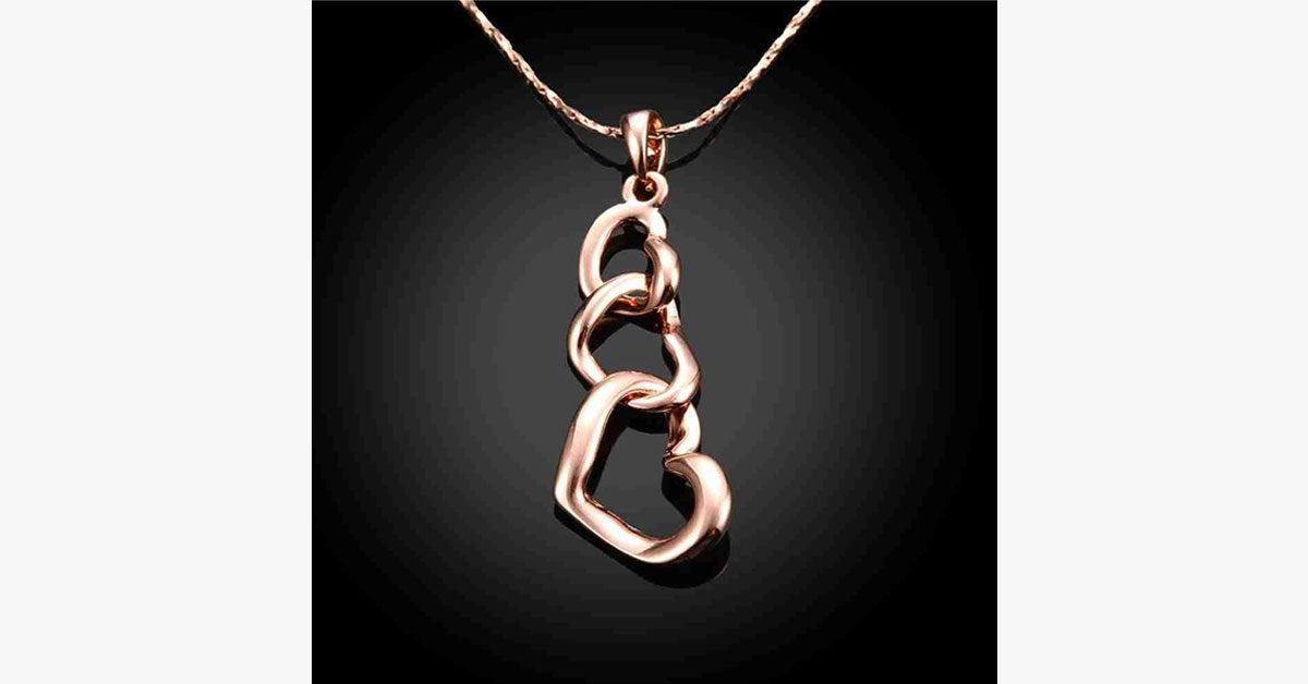 Three Hearts Necklace
