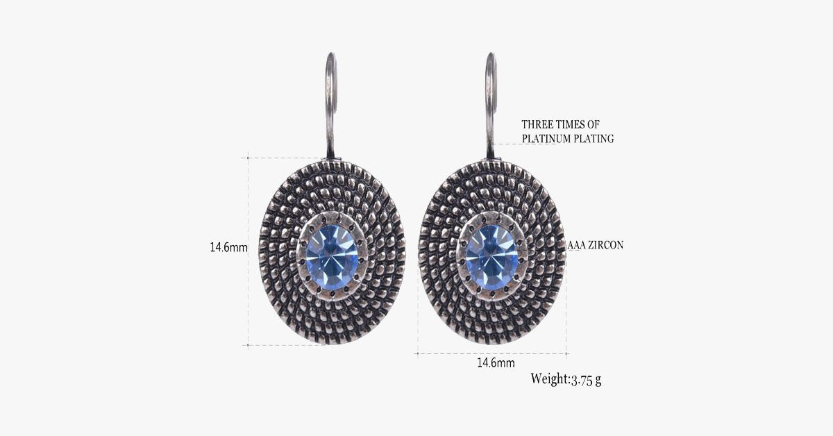 Geometrical Clip Stud Earrings