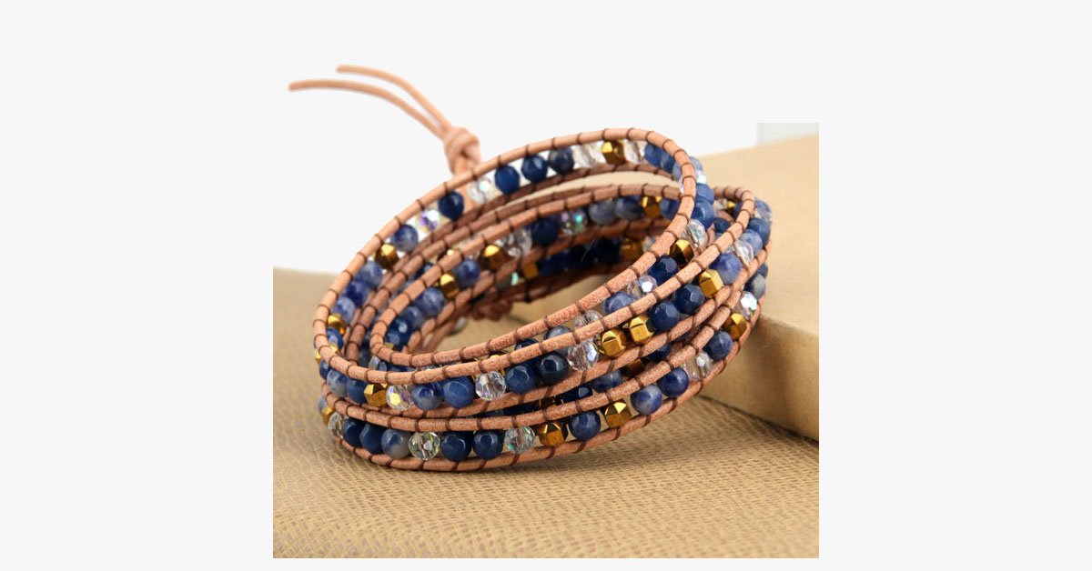 Blue Mountain Wrap Bracelet