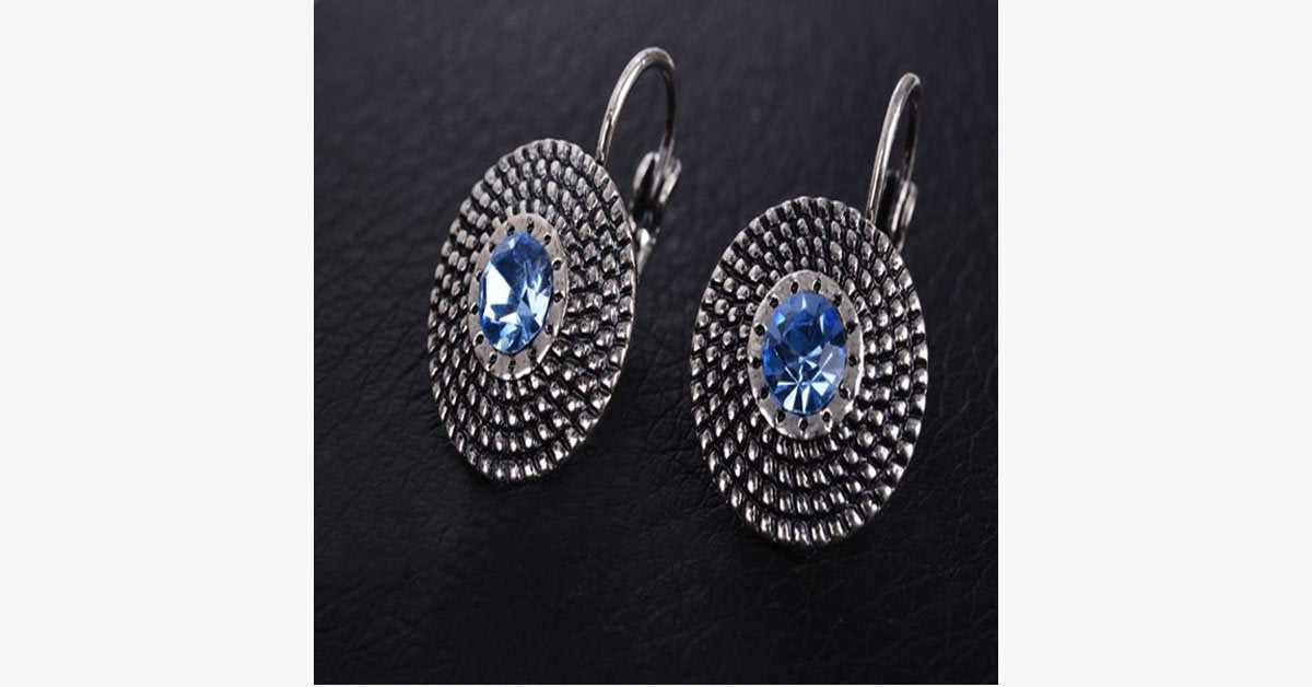 Geometrical Clip Stud Earrings