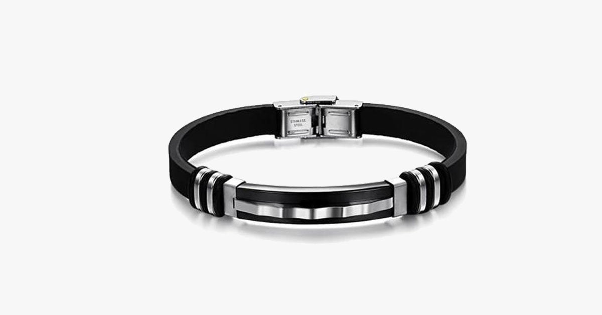 Zap Stainless Steel Men's Bracelet