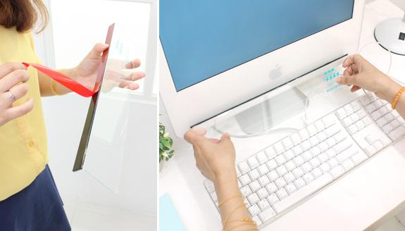 The Computer Monitor Message Board & Desk Organizer for a Clutter-Free Life