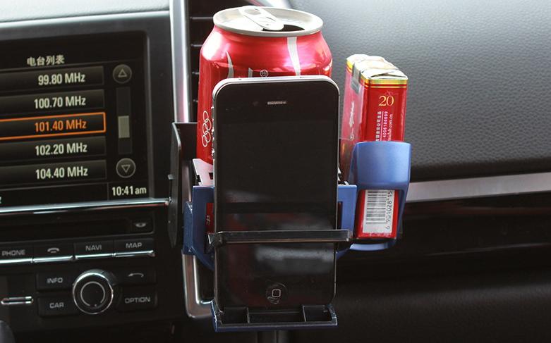 All-in-One Car Mount, Hold The Cup, Phone, Cigarette And More