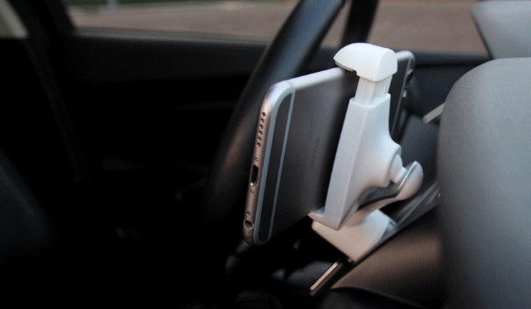 360° Rotatable Car Vent Phone Mount That Keeps Your Phone Away from Cool or Hot Air