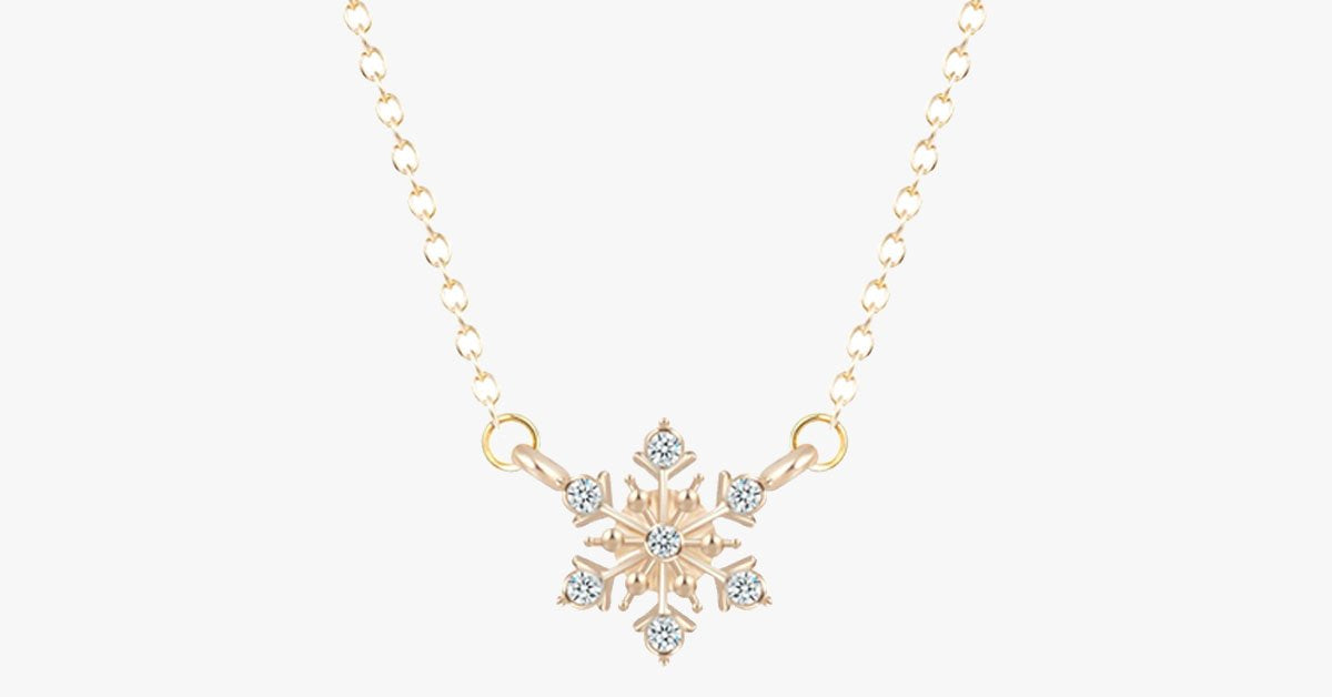 Snowflake Pendant Necklace