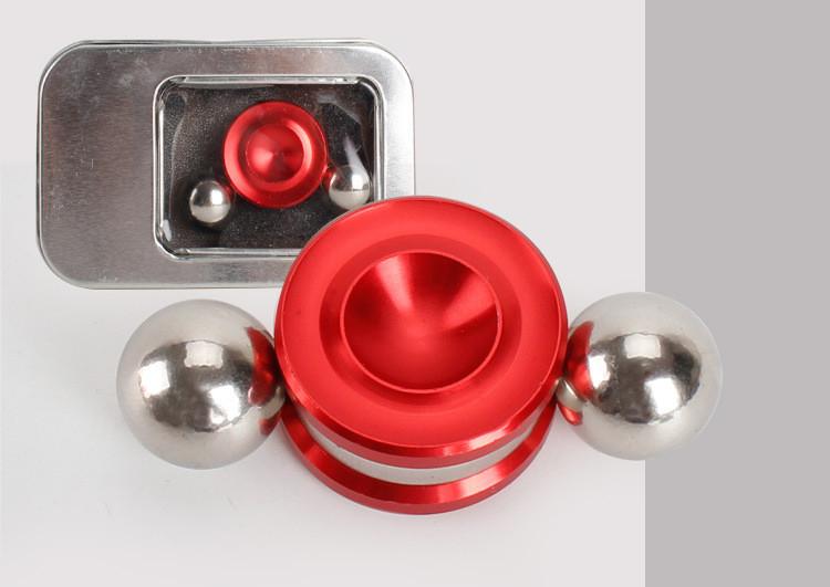Dual Balls Orbiter Magnetic Spinner