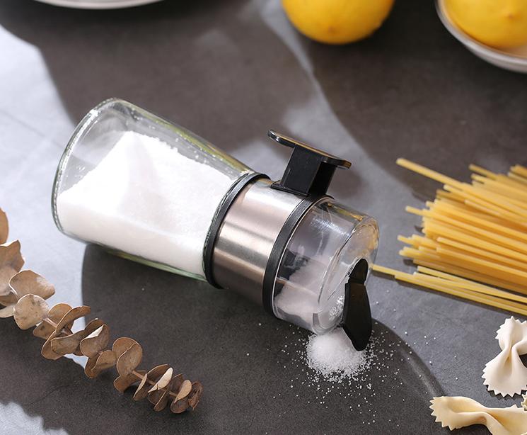 5g Metering Glass Salt And Pepper Glass Shakers For Precision Controlling