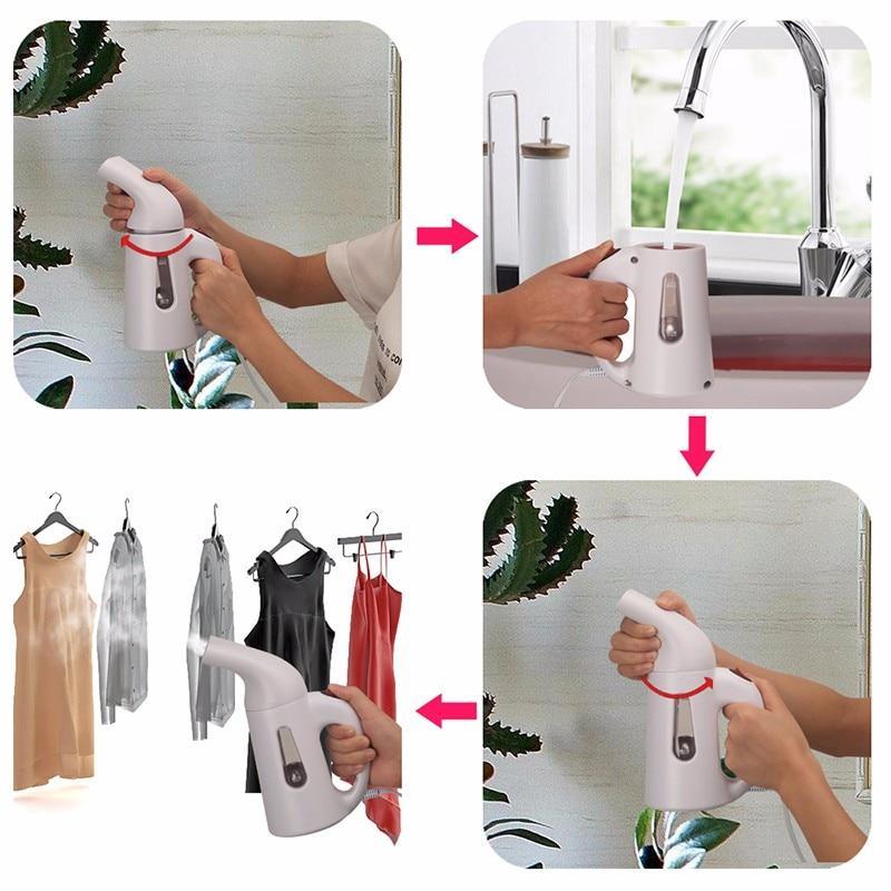 110V 220V New Mini Steam Iron Handheld dry Cleaning Brush Portable Steamers Clothes