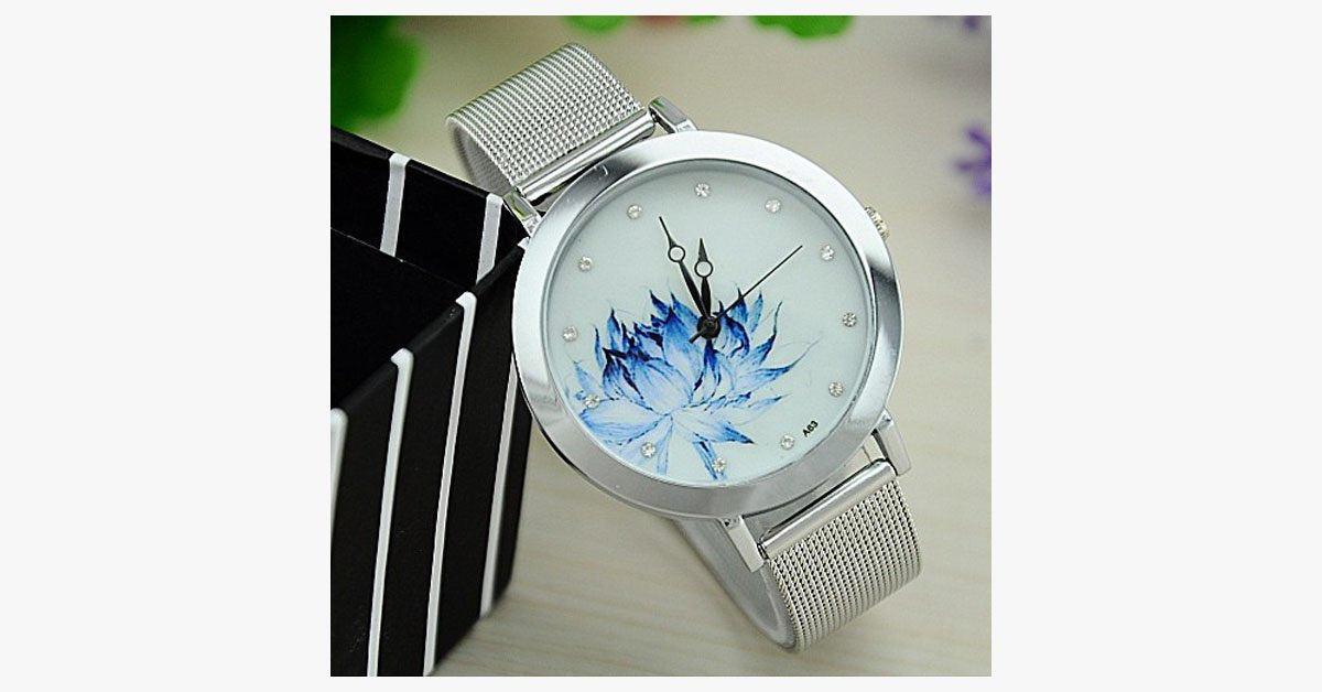 Blue Rose Watch