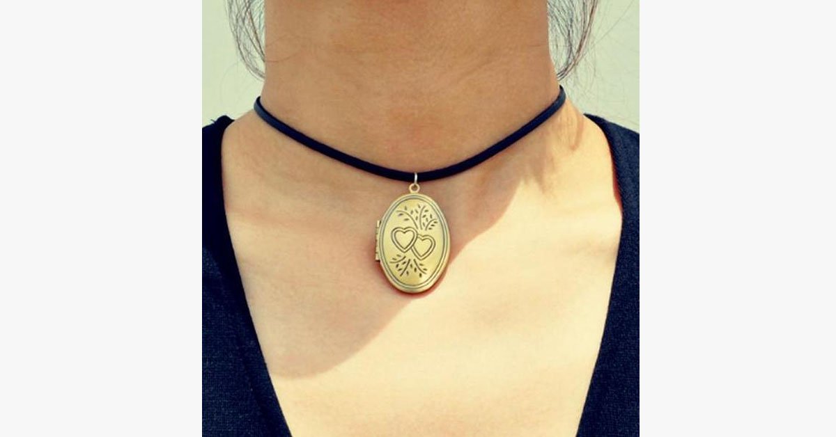 Locket Choker Necklace
