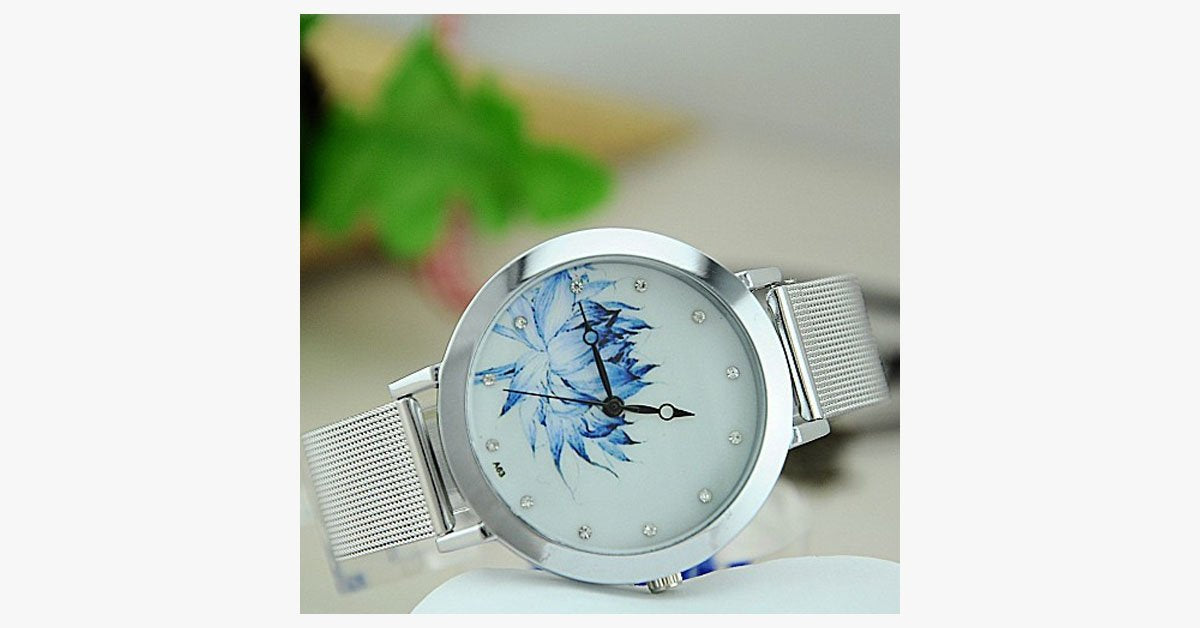 Blue Rose Watch