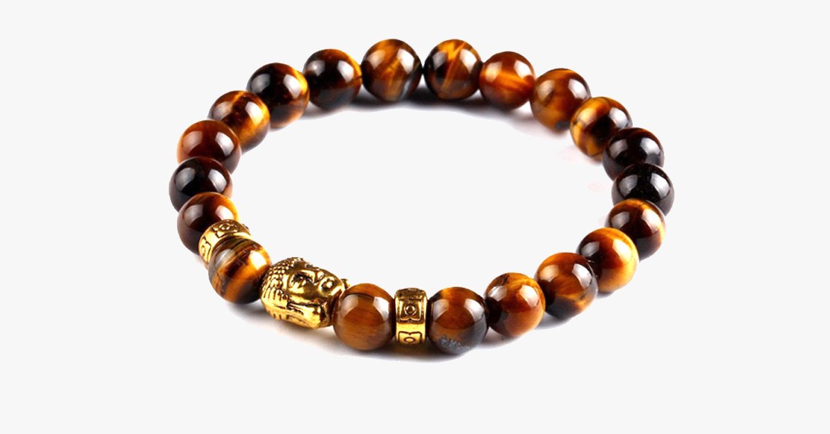 Tibetan Men’s Bracelet with Natural Stones – Lift Up Your Mood and Energy