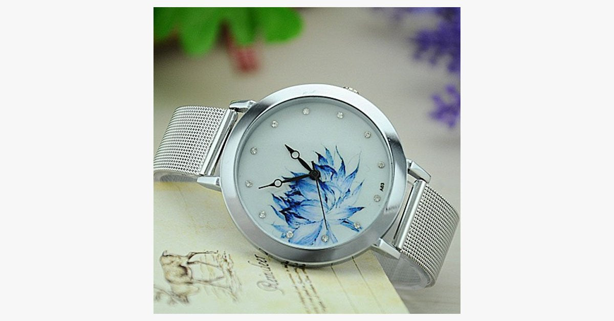 Blue Rose Watch