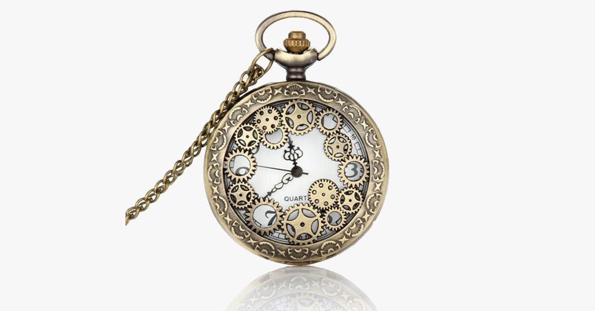 Vintage Bronze Pocket Watch