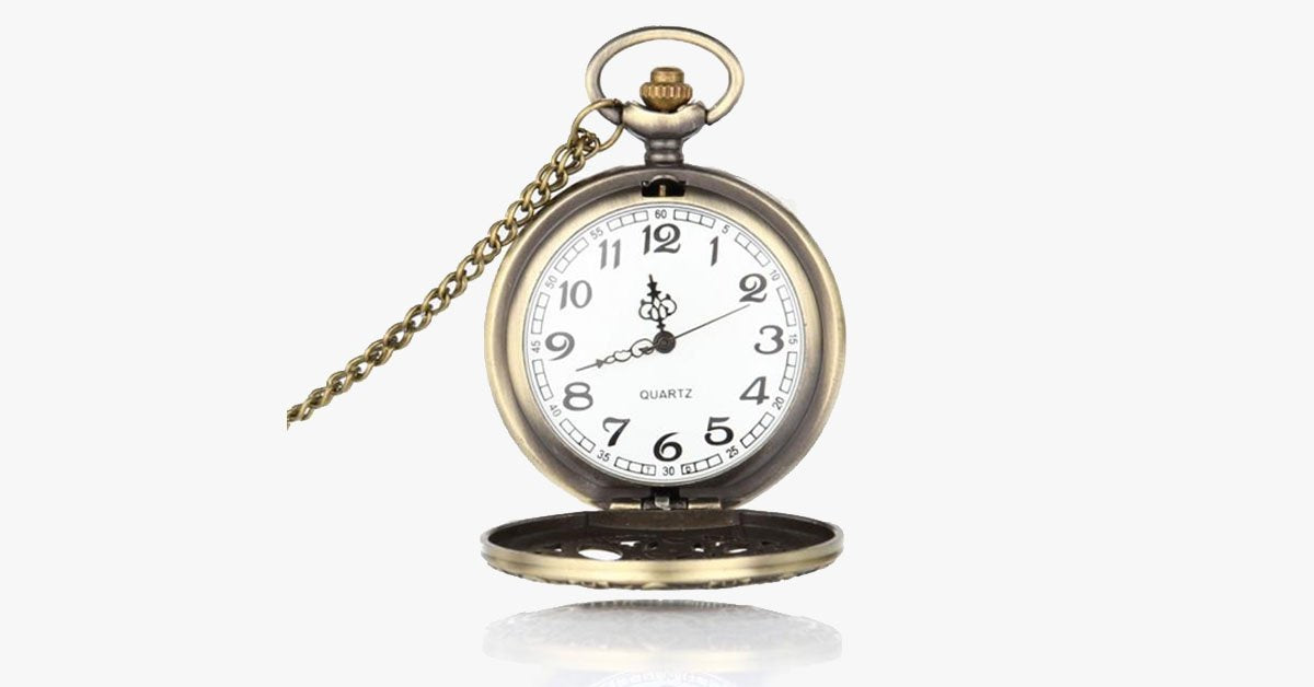 Vintage Bronze Pocket Watch